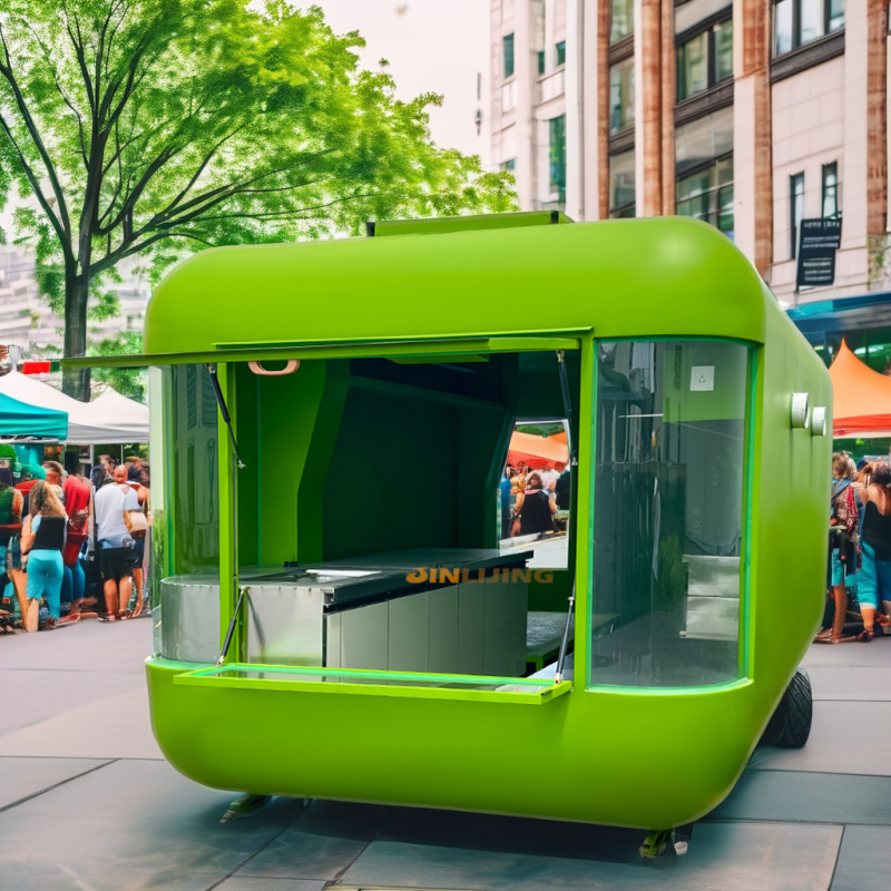 Mobile Food Cart Supplier - Custom OEM Kitchen Equipped Street Cart