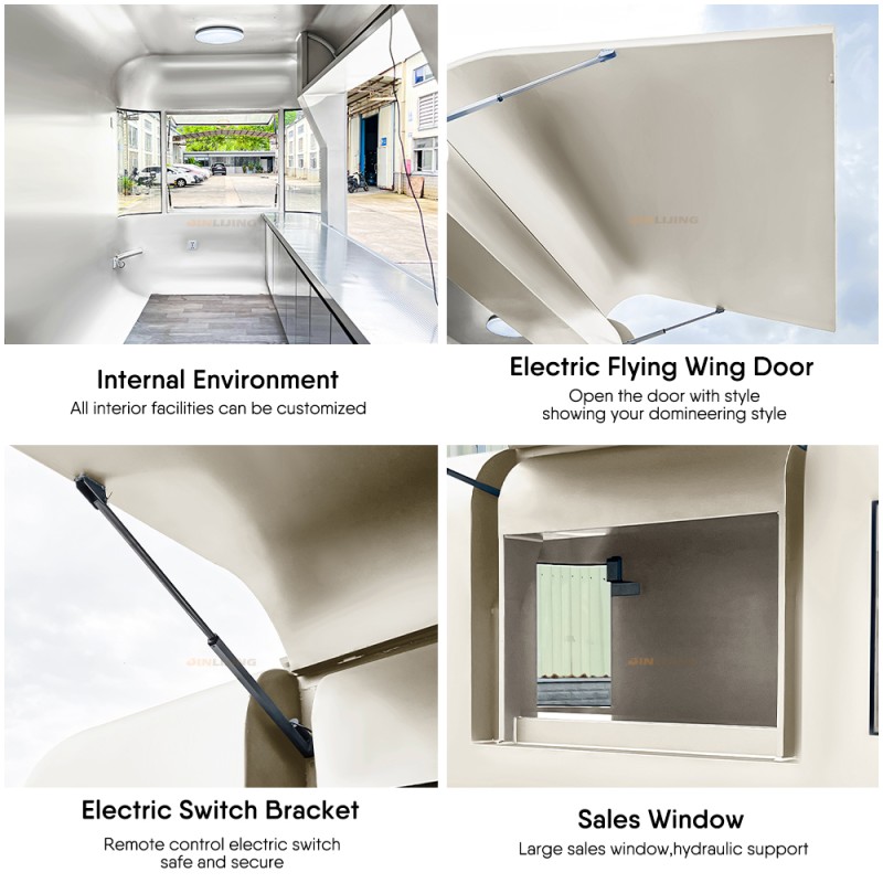 Mobile Kitchen Manufacturer - Wholesale Hot Dog Boba Tea Fast Food Trailer