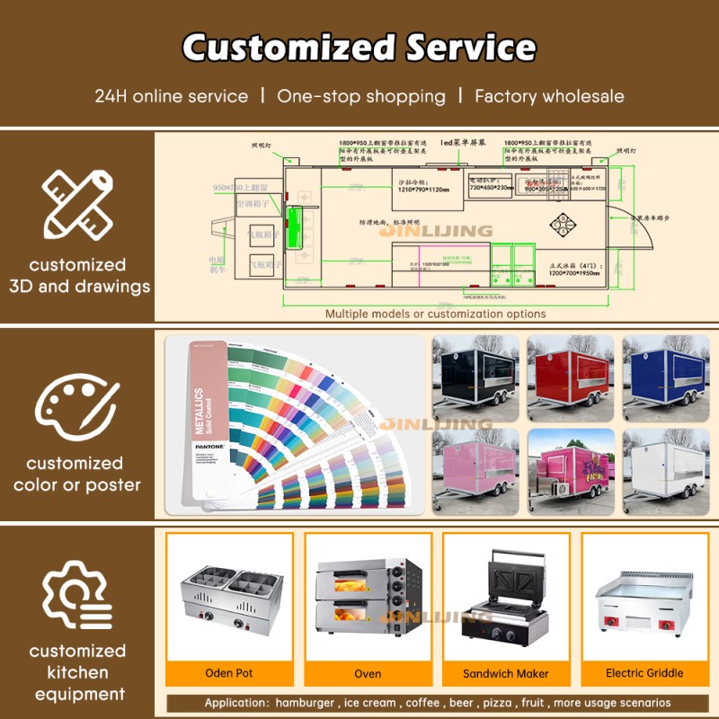 Food Trailer Supplier - New Square Red Custom Kitchen Equipment