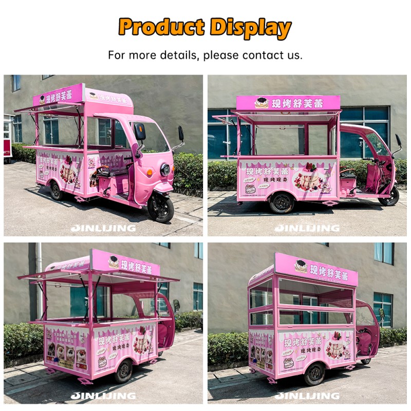 Snack Food Cart Supplier - Hot Sale Enclosed Tuk Tuk Vending Mobile