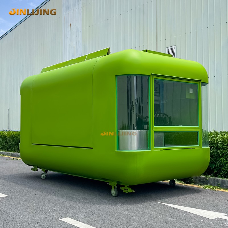 Street Food Cart Manufacturer - New White Fully Equipped Kitchen Truck