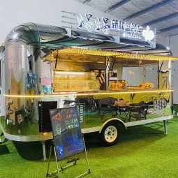 Fiberglass Trailer Supplier - Fully Enclosed Beverage Trailer Full Kitchen
