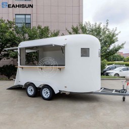 Fast Food Trailer Supplier - Snack Pizza Towable Ice Cream Truck