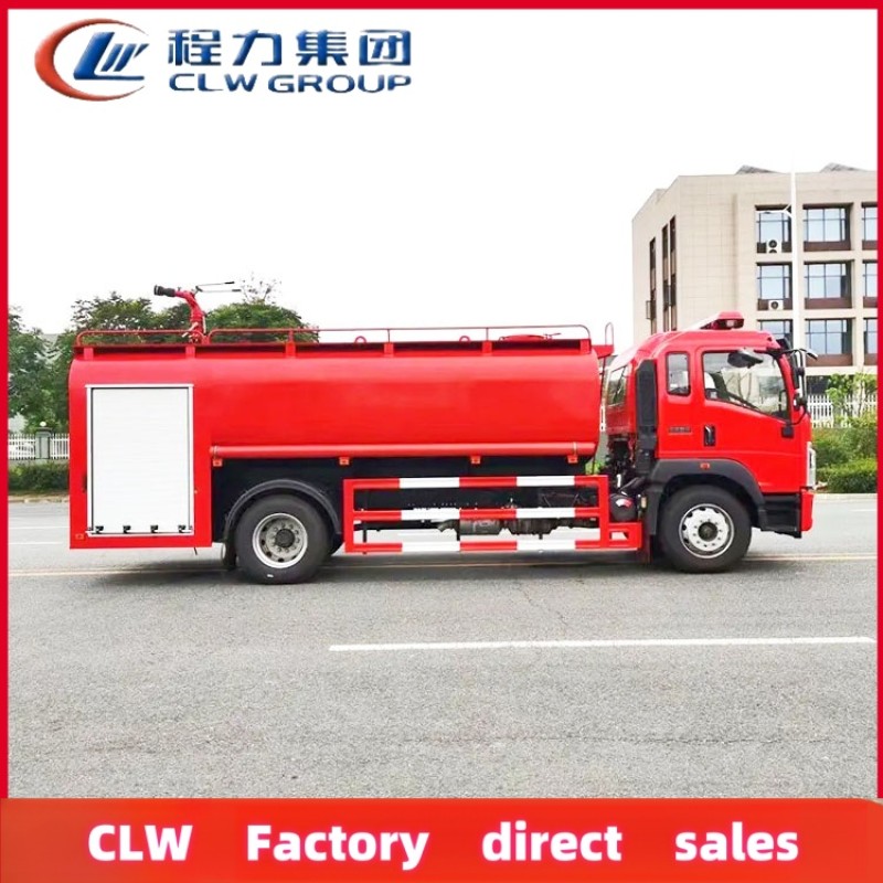 Fire Truck Factory - Custom HOWO 4x2 8 Ton Water Tanker