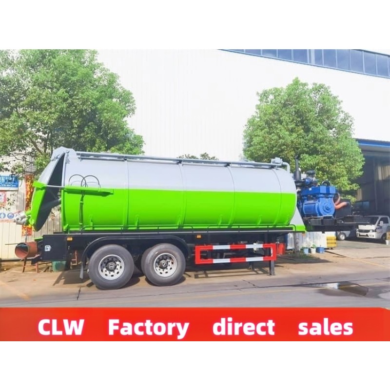 Sewage Trailer Factory - Custom 20000L Sewage Suction Trailer