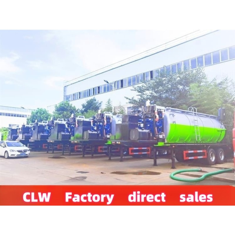 Sewage Trailer Factory - Custom 20000L Sewage Suction Trailer