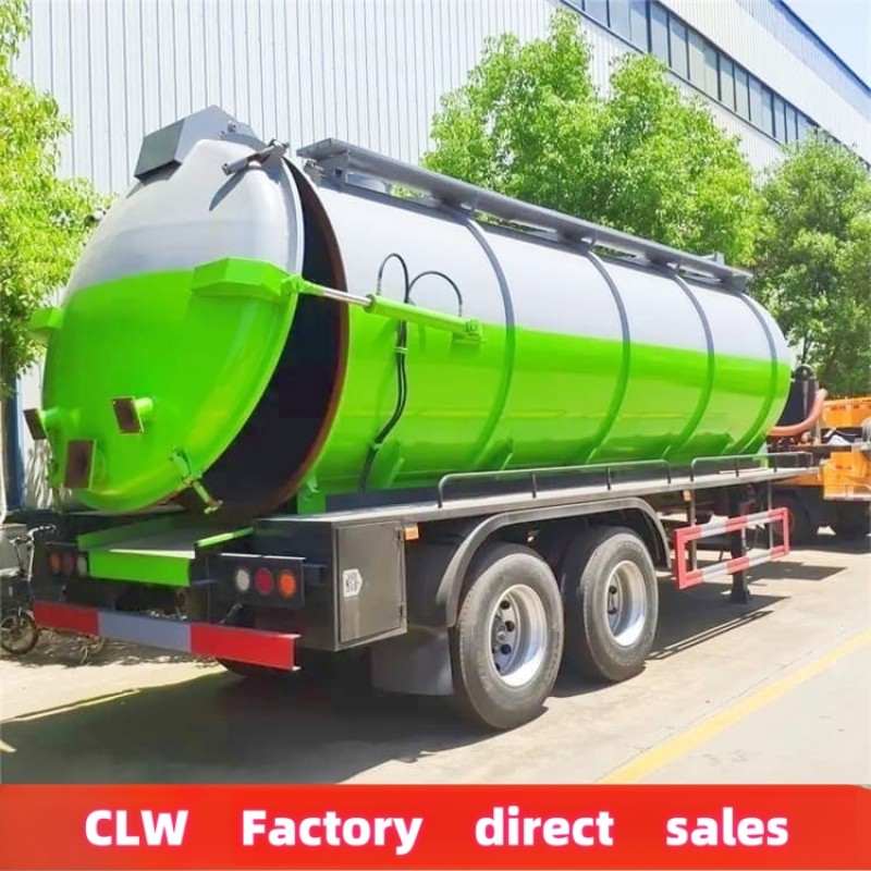 Sewage Trailer Factory - Custom 16-22cbm Vacuum Tanker