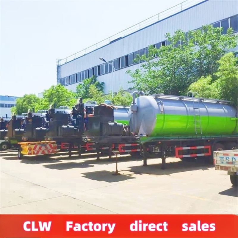 Sewage Trailer Factory - Custom 16-22cbm Vacuum Tanker