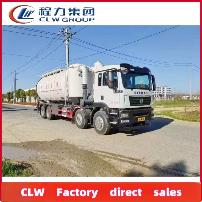 Powder Truck Factory - Custom Dongfeng 16-25 Cubic Suction