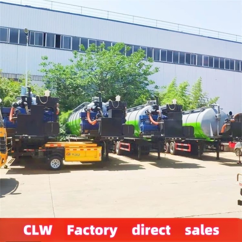 Sewage Trailer Factory - Custom 16-22cbm Vacuum Tanker