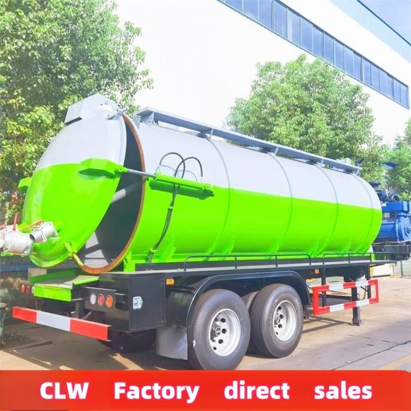 Sewage Trailer Factory - Custom 20000L Sewage Suction Trailer