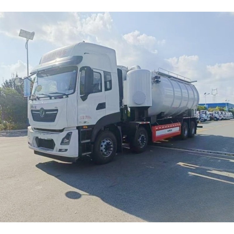 Powder Truck Factory - Custom HOWO 25 Square Conveyor