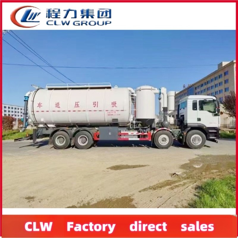 Powder Truck Factory - Custom Dongfeng 16-25 Cubic Suction