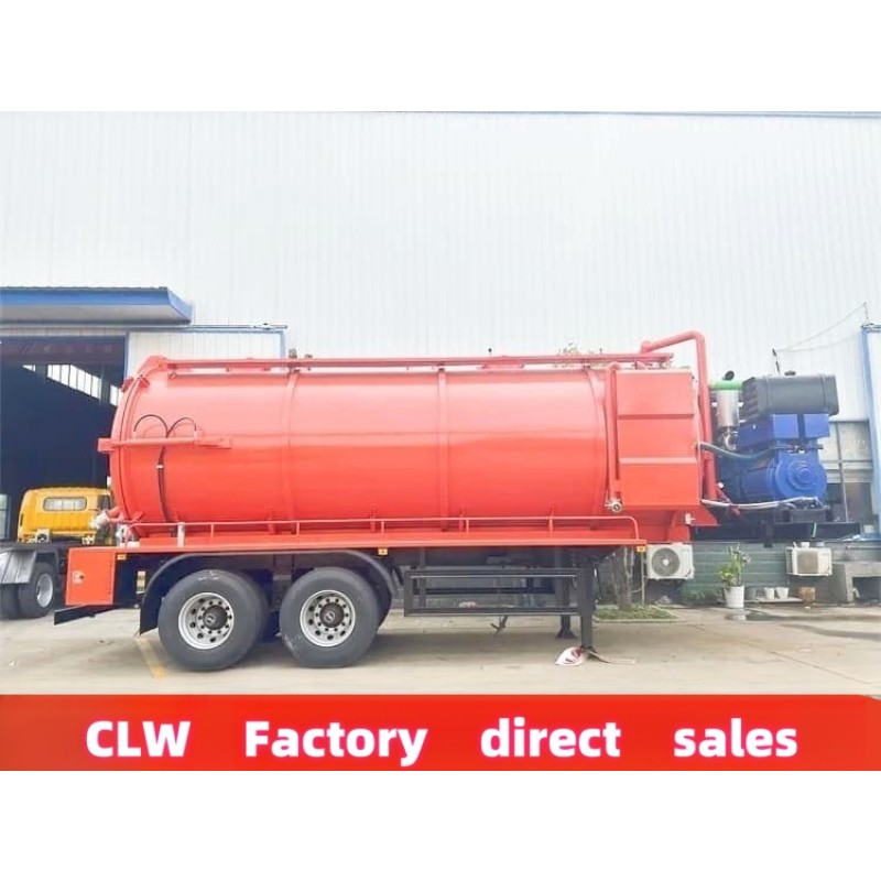 Sewage Trailer Factory - Custom 16-25 Ton Sewage Tanker