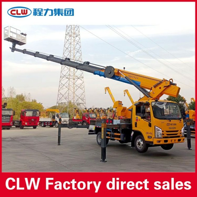 Aerial Work Truck Factory - Custom ISUZU 26-32m Boom Bucket