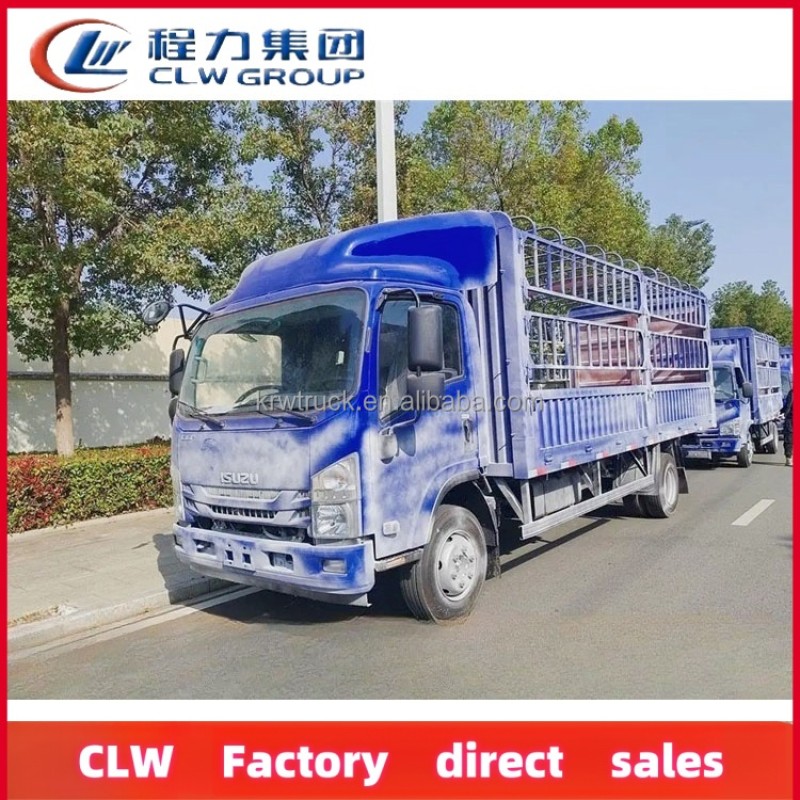 Cargo Truck Factory - Custom Isuzu 4x2 Fence Livestock Truck