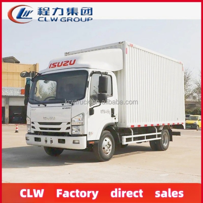 Cargo Truck Factory - Custom Isuzu 4x2 5 Ton Box Truck