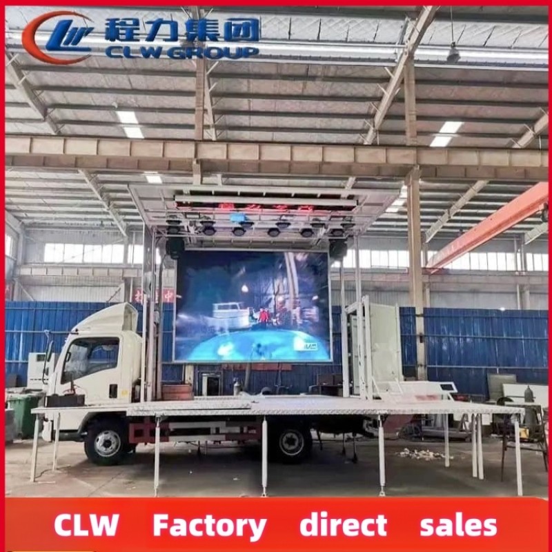 Mobile Stage Factory - Custom HOWO 4x2 Concert Stage Truck