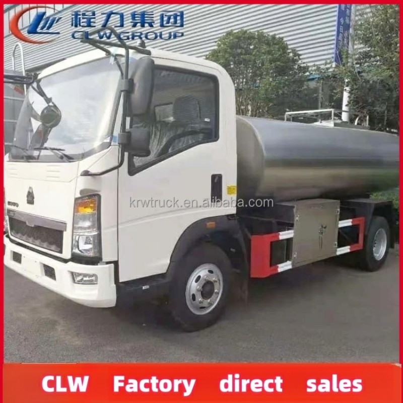 Milk Tanker Factory - Custom Dongfeng 4x2 5000l Milk Tanker