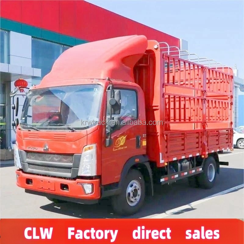 Cargo Truck Factory - Custom HOWO 4x2 5 Ton Fence Truck