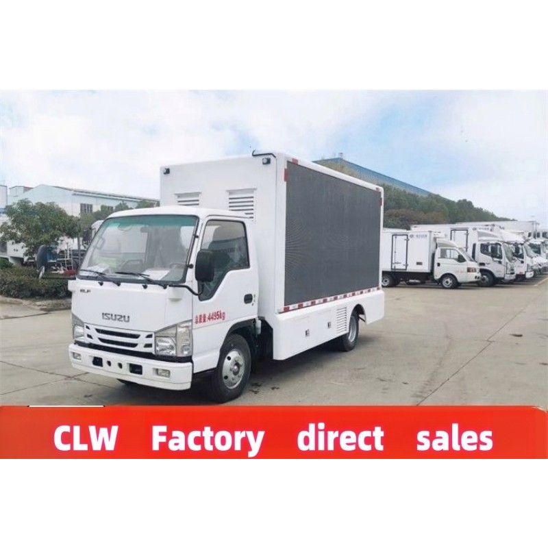 Advertising Truck Factory - Custom Isuzu LED Van 120Hp 4x2