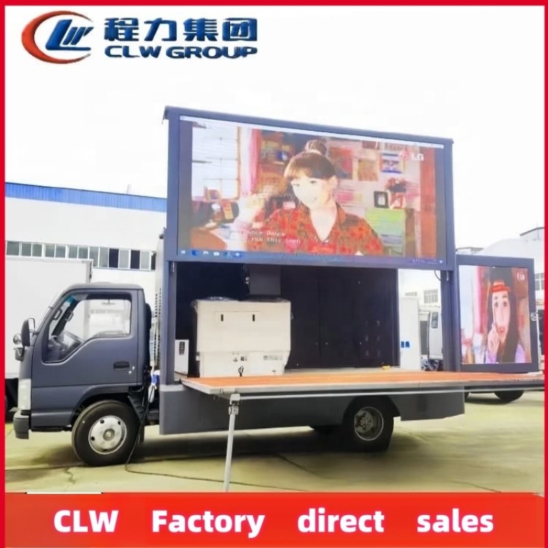 Mobile Stage Factory - Custom Isuzu 4x2 Container Stage Truck