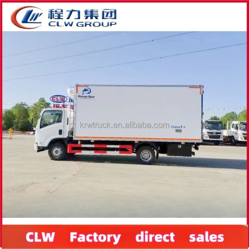 Refrigerated Truck Factory - Custom Isuzu 4x2 4 Ton Freezer
