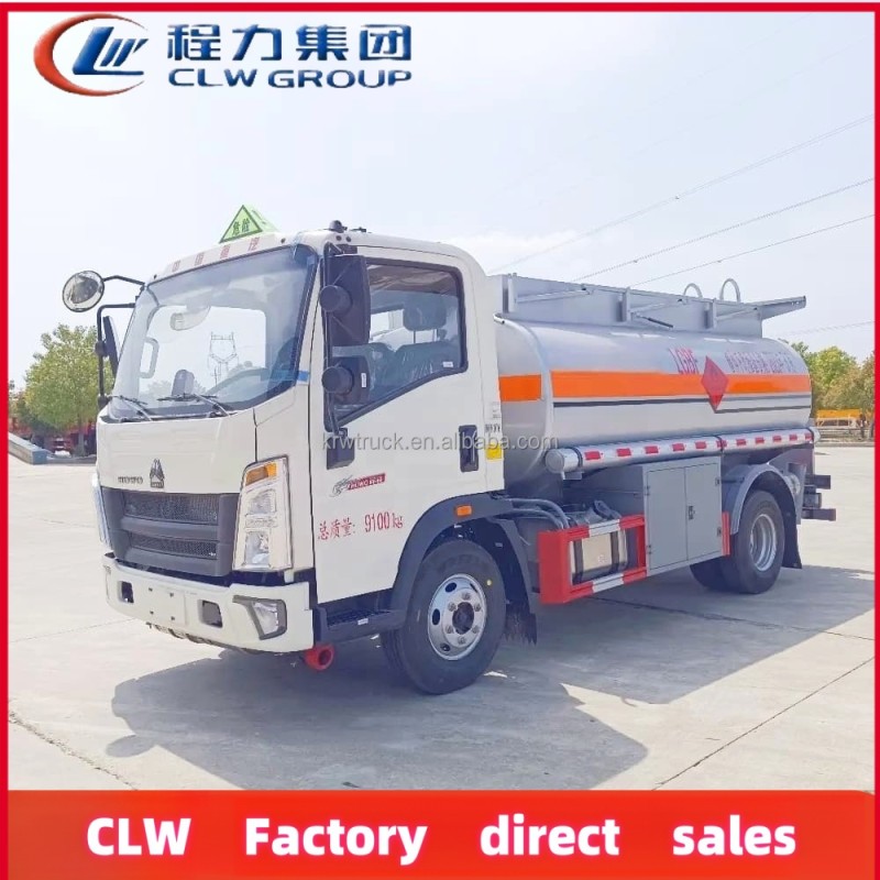 Fuel Tanker Factory - Custom HOWO 4x2 5T Oil Tank Truck
