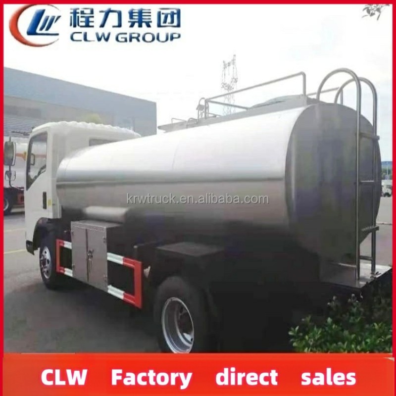 Milk Tanker Factory - Custom Dongfeng 4x2 5000l Milk Tanker