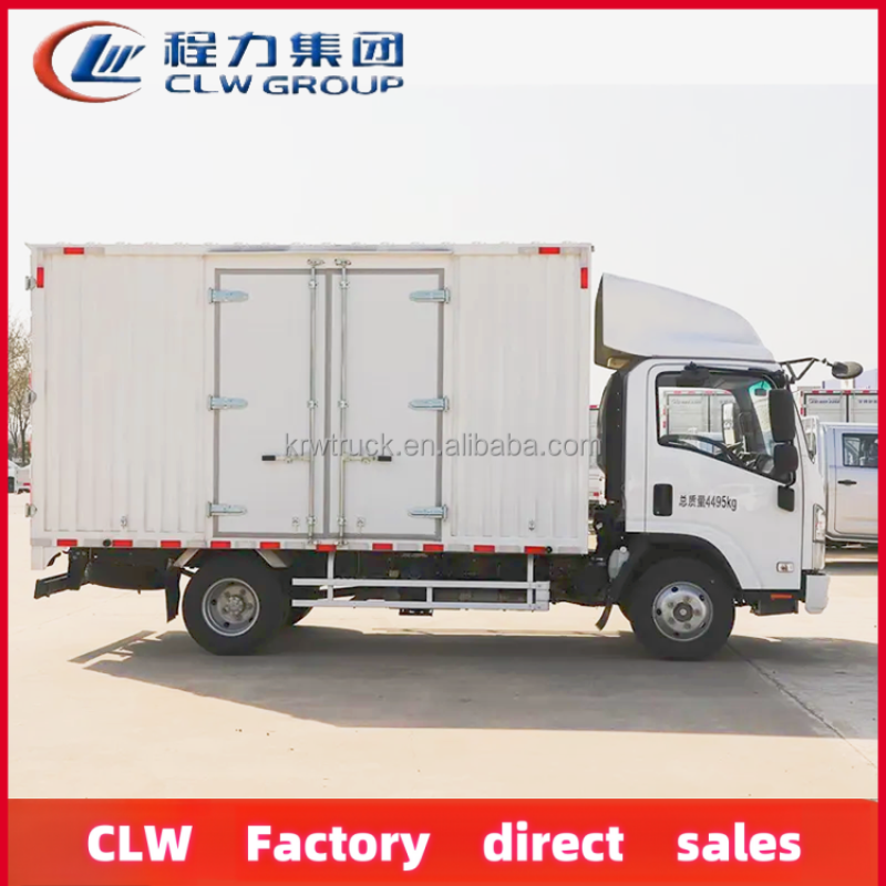 Cargo Truck Factory - Custom Isuzu 4x2 5 Ton Box Truck