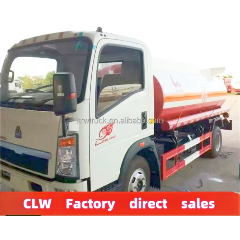 Fuel Tanker Factory - Custom HOWO 4x2 5000L Oil Tanker