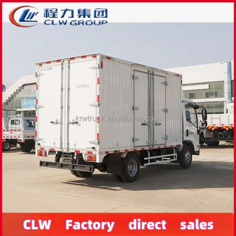Cargo Truck Factory - Custom Isuzu 4x2 5 Ton Box Truck
