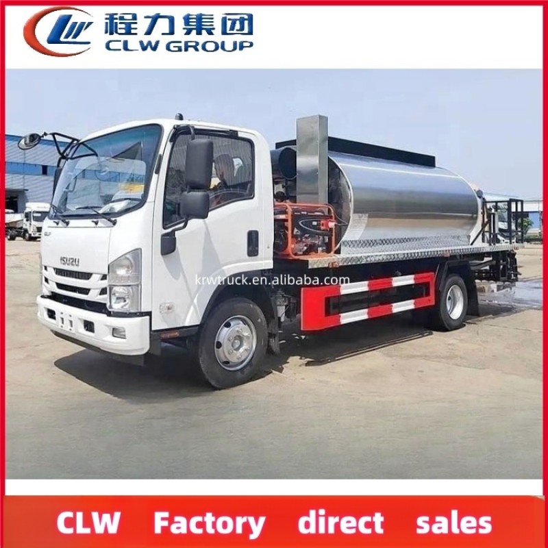 Asphalt Truck Factory - Custom Isuzu 8cbm Bitumen Sprayer