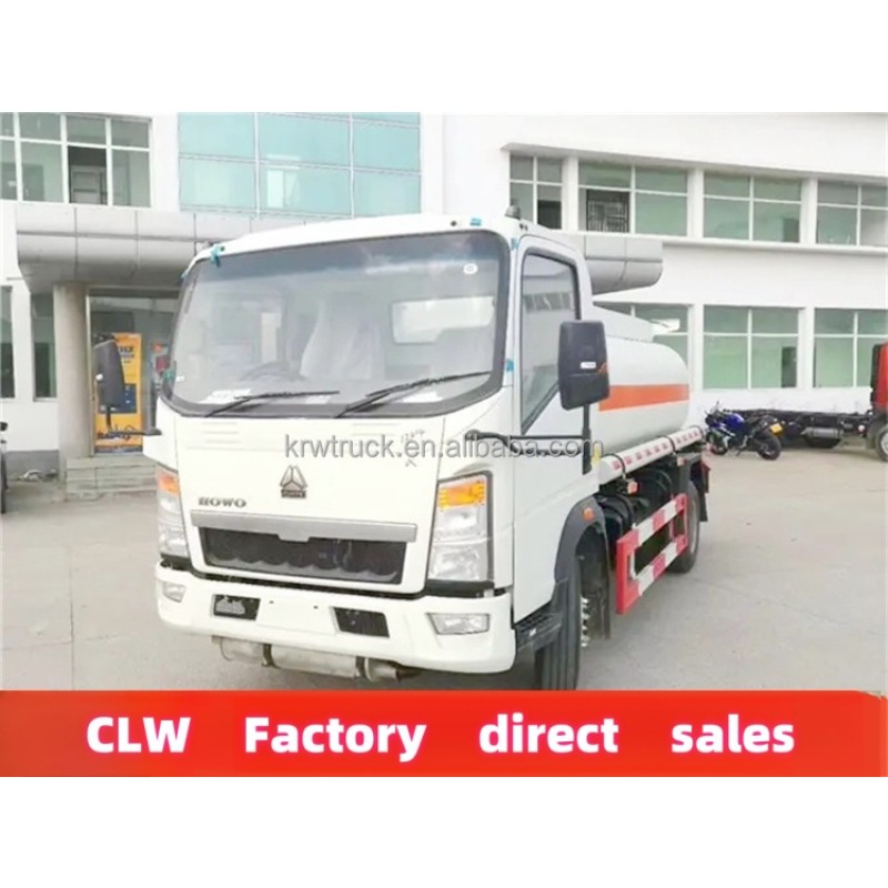 Fuel Tanker Factory - Custom HOWO 4x2 5000L Oil Tanker