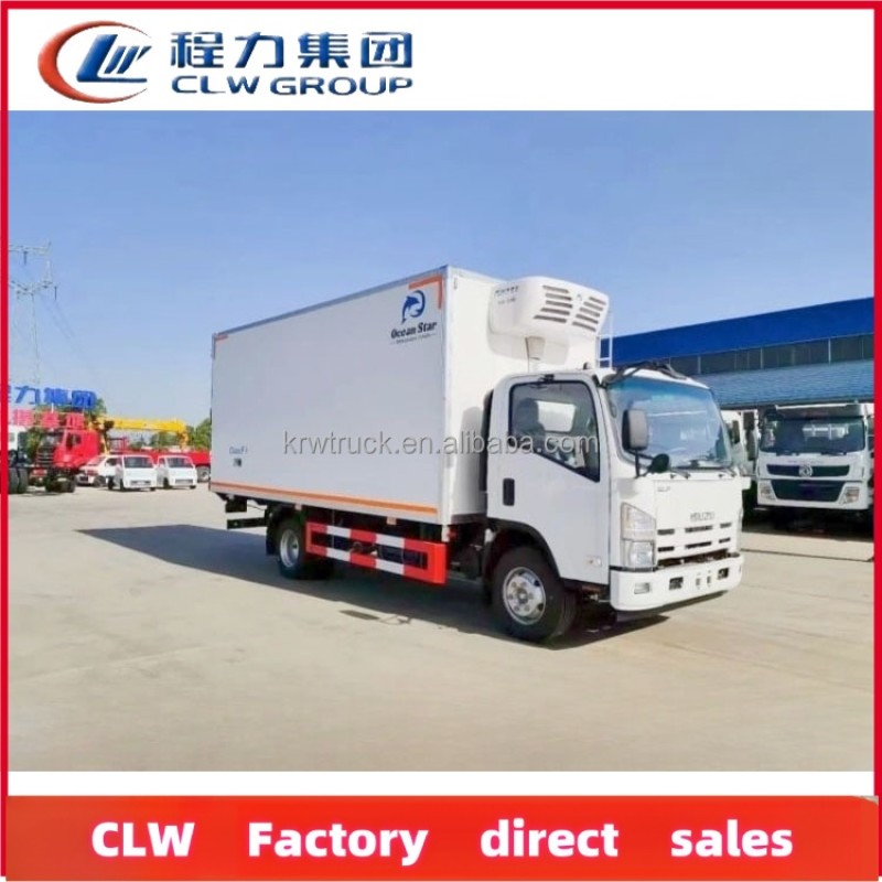 Refrigerated Truck Factory - Custom Isuzu 4x2 4 Ton Freezer