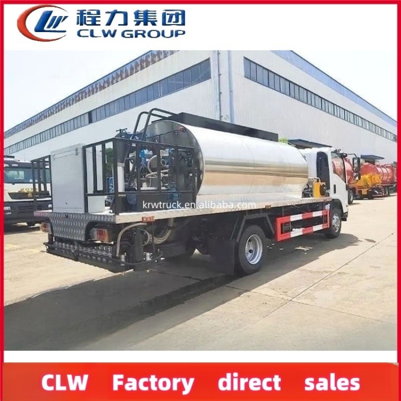 Asphalt Truck Factory - Custom Isuzu 8cbm Bitumen Sprayer