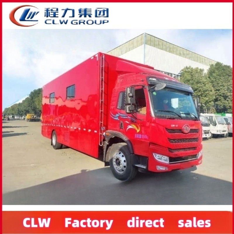 Mobile Stage Factory - Custom Faw 4x2 3D Ad Box Truck