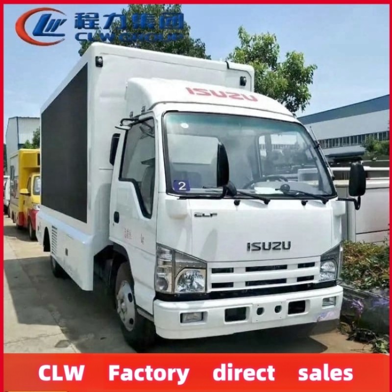 Mobile Stage Factory - Custom Isuzu 4x2 Container Stage Truck