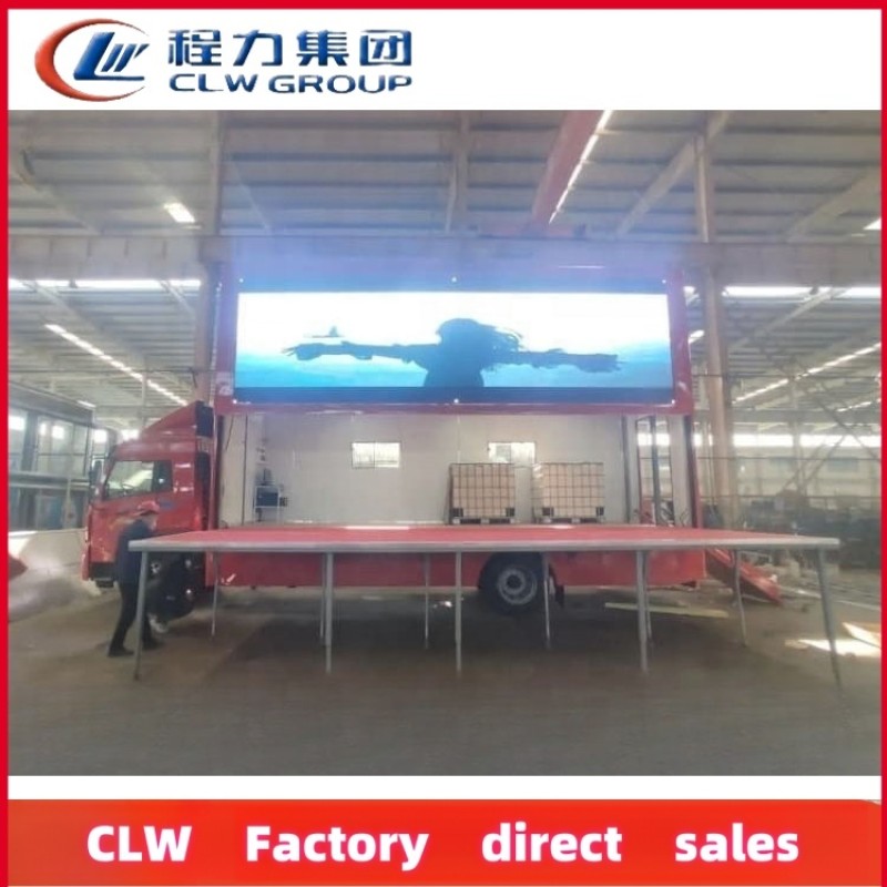 Mobile Stage Factory - Custom Faw 4x2 3D Ad Box Truck