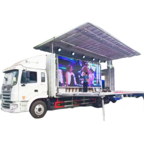 Mobile Stage Factory - Custom Isuzu Digital Performing Stage