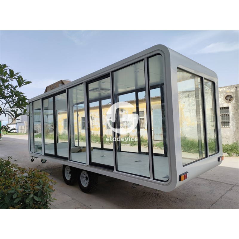 Prefab Barn Supplier - Fashion Big Window Customizable Container Shop