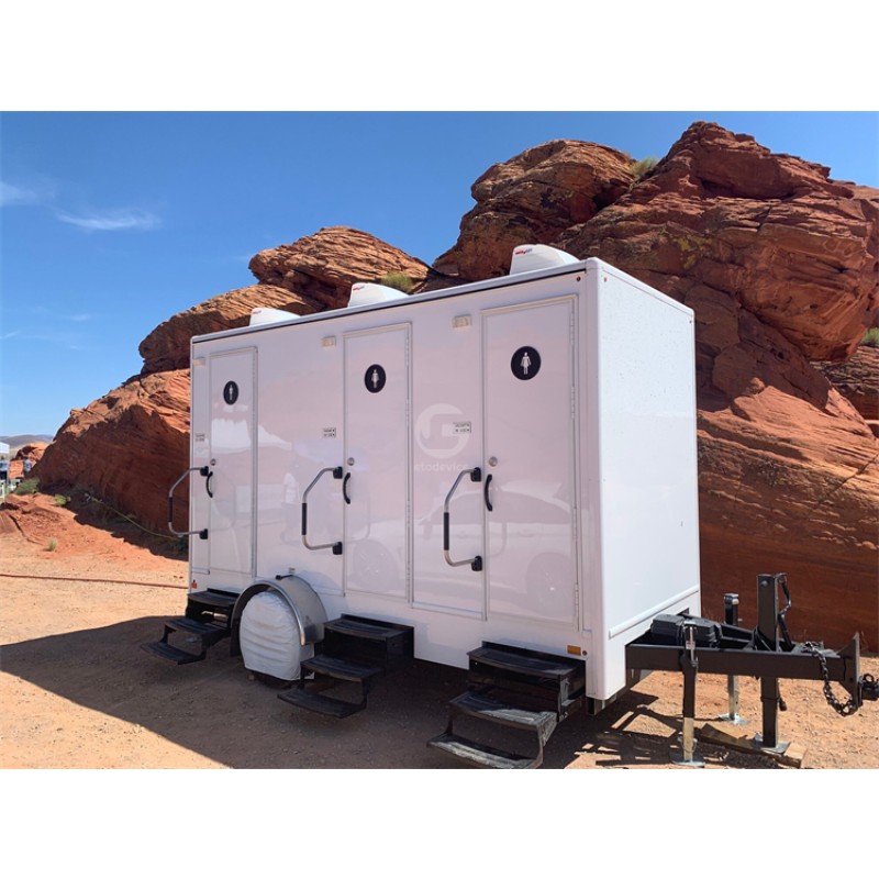 Restroom Trailer Factory - Movable Customized Prefab Mobile Toilet