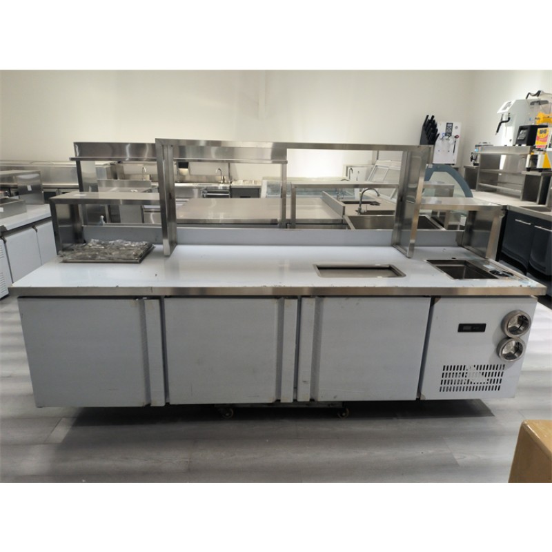 Milk Tea Counter Supplier - 2024 Customized Length Bubble Tea Work Table