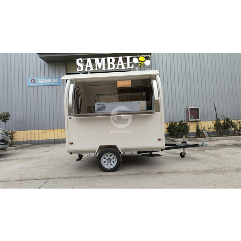 Food Cart Factory - New Design American Shawarma Cart with Food Stand