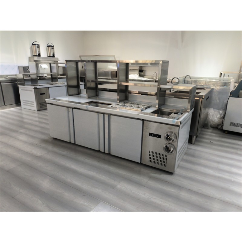 Bubble Tea Machine Factory - 1.5m Custom Boba Tea Equipment with Refrigerator