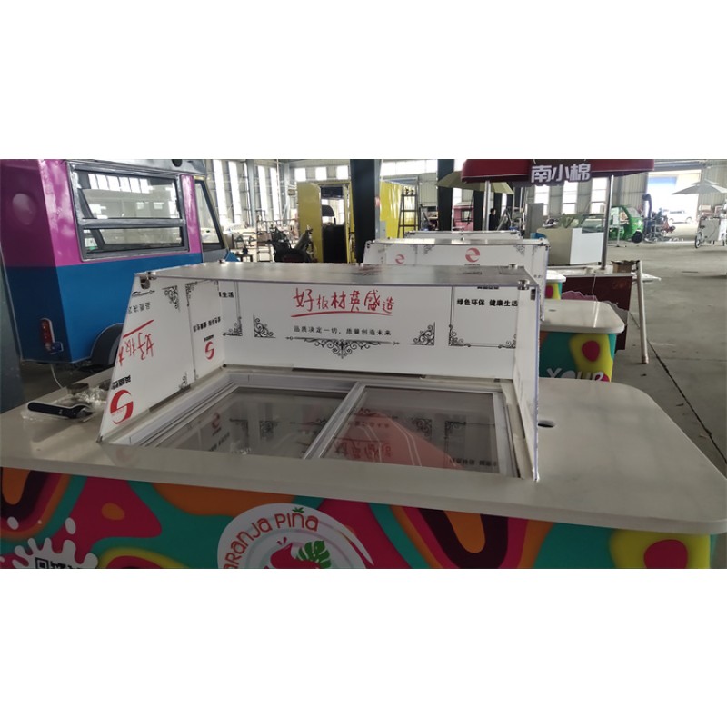 Ice Cream Cart Supplier - Summer Popular Gelato Cart Europe Standard
