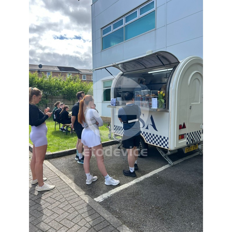 Food Cart Factory - New Design American Shawarma Cart with Food Stand