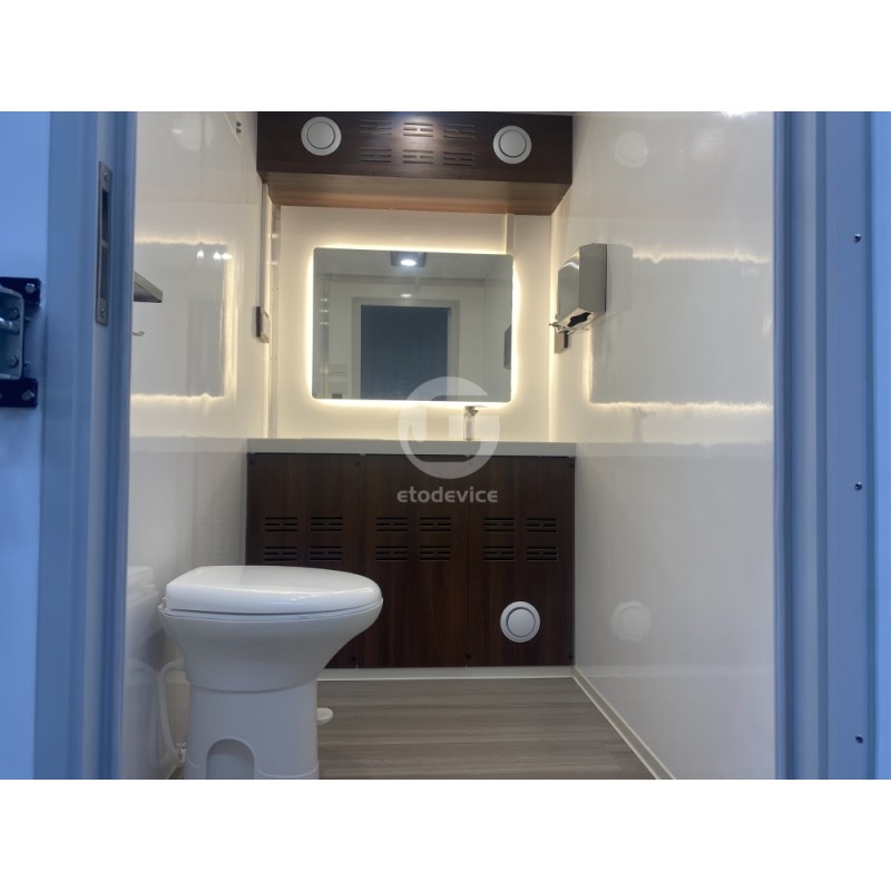 Portable Toilet Supplier - Popular Public Movable Outdoor Toilet Trailer