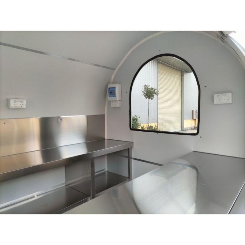 Food Trailer Manufacturer - Mini Round Mobile Street Food Truck for Sale