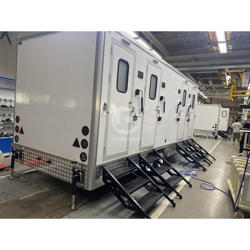 Portable Toilet Supplier - Popular Public Movable Outdoor Toilet Trailer